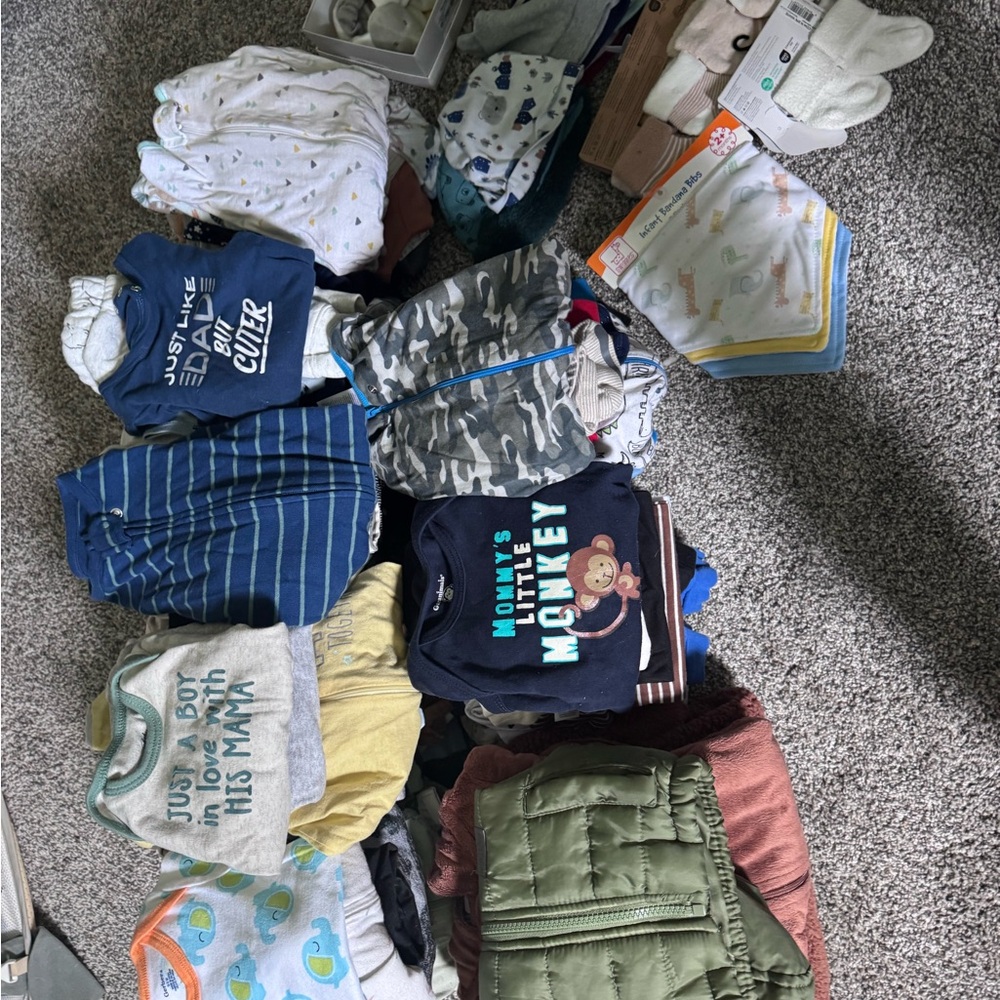 Baby Clothing Bundle with Various Prints